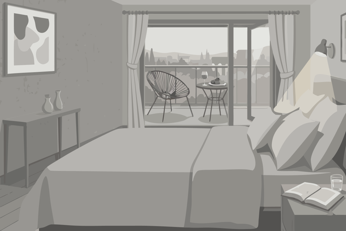Junior Suite met Kitchenette (2 Volwassenen + 2 Kinderen)